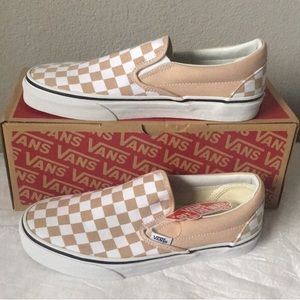 frappe white checkered vans